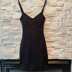 Fabletics Athliesure Bodycon Dress Open Back Crisscross straps